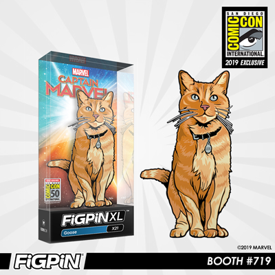 SDCC 2019 Exclusive Reveal: Marvel Studios' Captain Marvel - Goose FiGPiN XL!