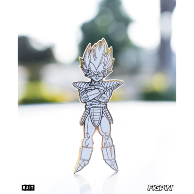 Anime Expo BAIT exclusive White & Gold Vegeta Over 9000! FiGPiN!