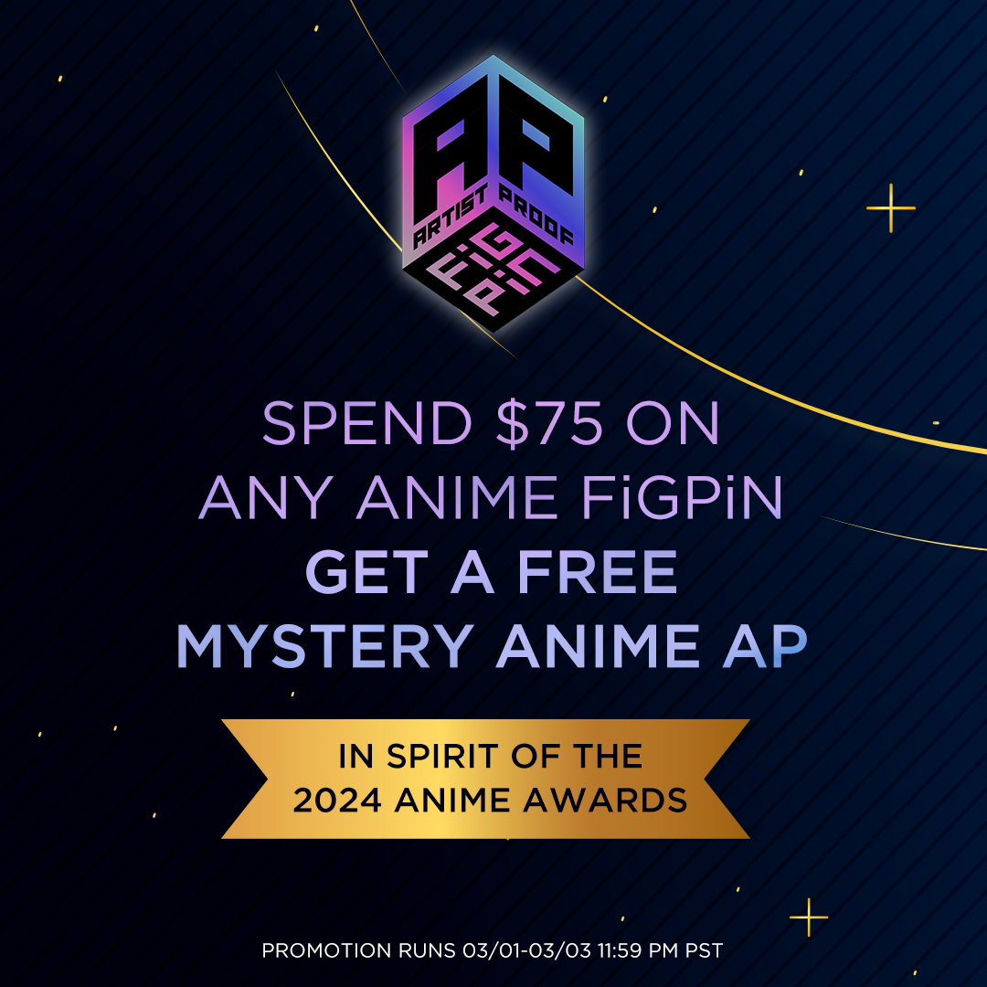 Crunchyroll Anime Award Weekend Promo - FREE MYSTERY ANIME AP FOR QUALIFYING ORDERS