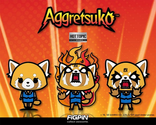 ⚡RARE⚡ PINTRILL x SANRIO Aggretsuko Pin Set *BRAND NEW* LIMITED sold EDITION