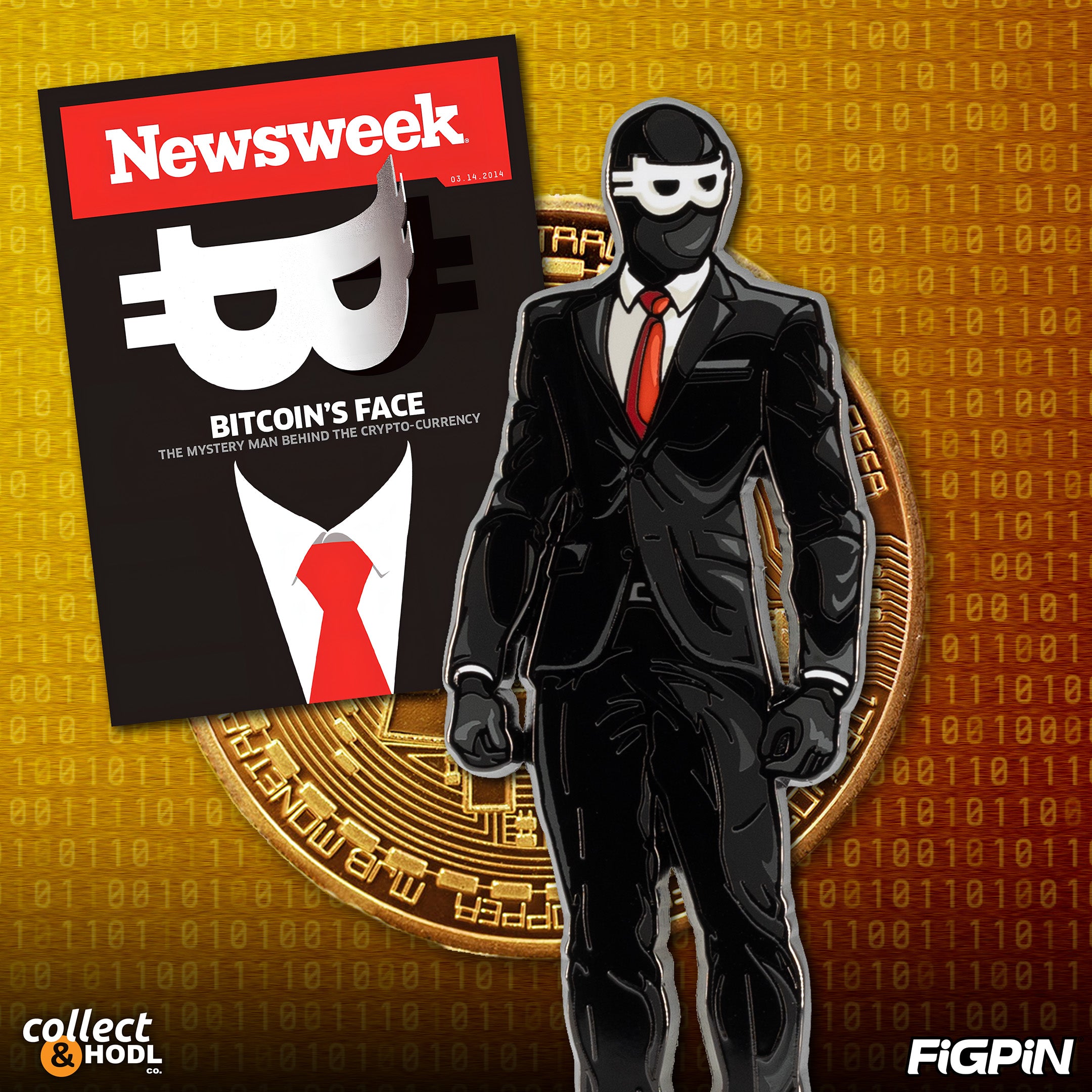 Learn more about the official Satoshi Nakamoto FiGPiN!