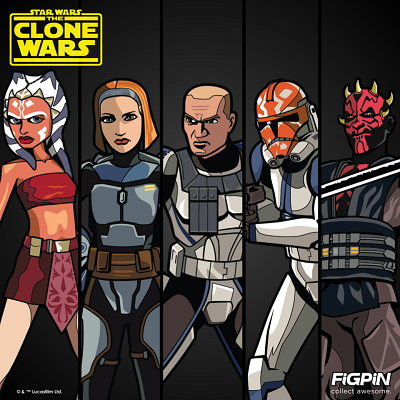 More Star Wars™: The Clone Wars™ inspired FiGPiNs are heading this way!