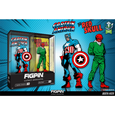 ECCC 2020: Captain America & Red Skull FiGPiN 2-pack!
