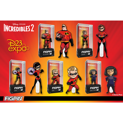 The Incredibles FiGPiN hotsell Disney d23 2019 bundle