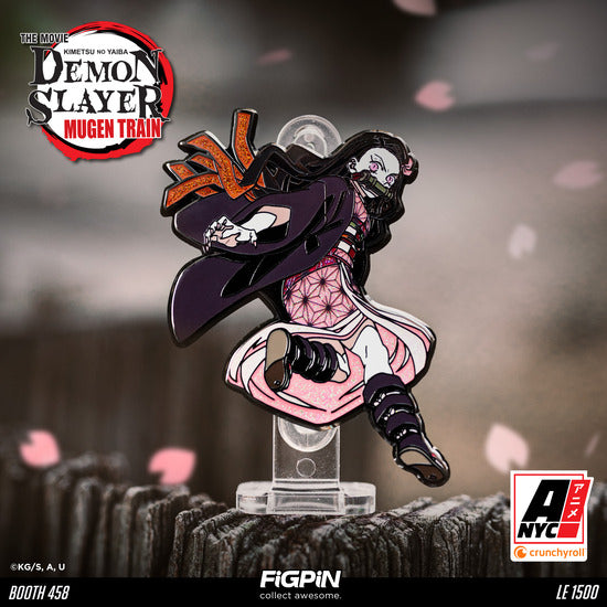 Glitter Nezuko FiGPiN at Anime NYC 2022!