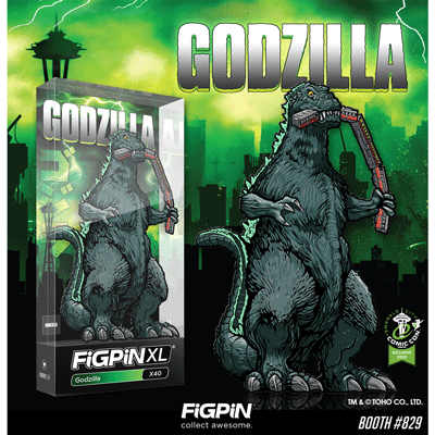 Figpin ECCC high quality 2020 exclusive Godzilla Logo Pin