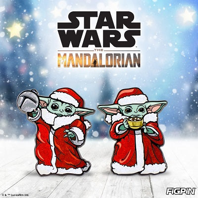 Figpin The Mandalorian Holiday Grogu popular Set