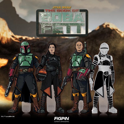 STAR WARS'⢠THE BOOK OF BOBA FETT⢠FiGPiN lineup is coming!