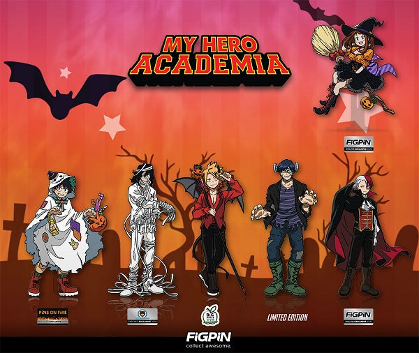 My newest Hero Academia Halloween FiGPiN Set