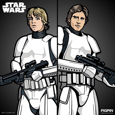 Han Solo™ and Luke Skywalker™ are “dressed up” in time for Halloween!