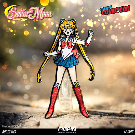 Glitter Sailor Moon FiGPiN at NYCC 2022