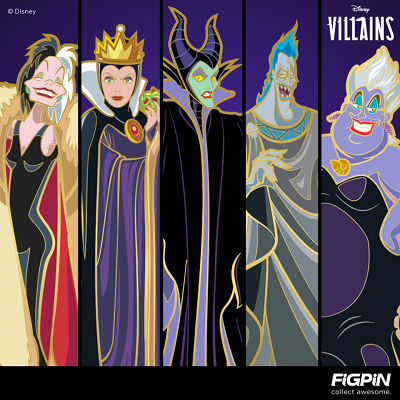 Add a little evil to your collection with FiGPiN’s Disney Villains Deluxe Box Set