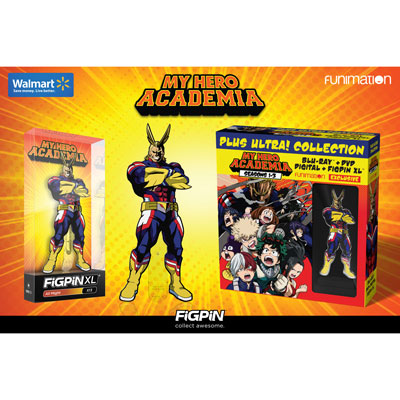 My Hero Academia seasons 1-3 high quality blu ray plus digital XL Figpin exclusive Walmart