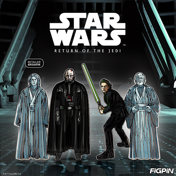 Venture back to STAR WARS: RETURN OF THE JEDI™ with brand new FiGPiNs!