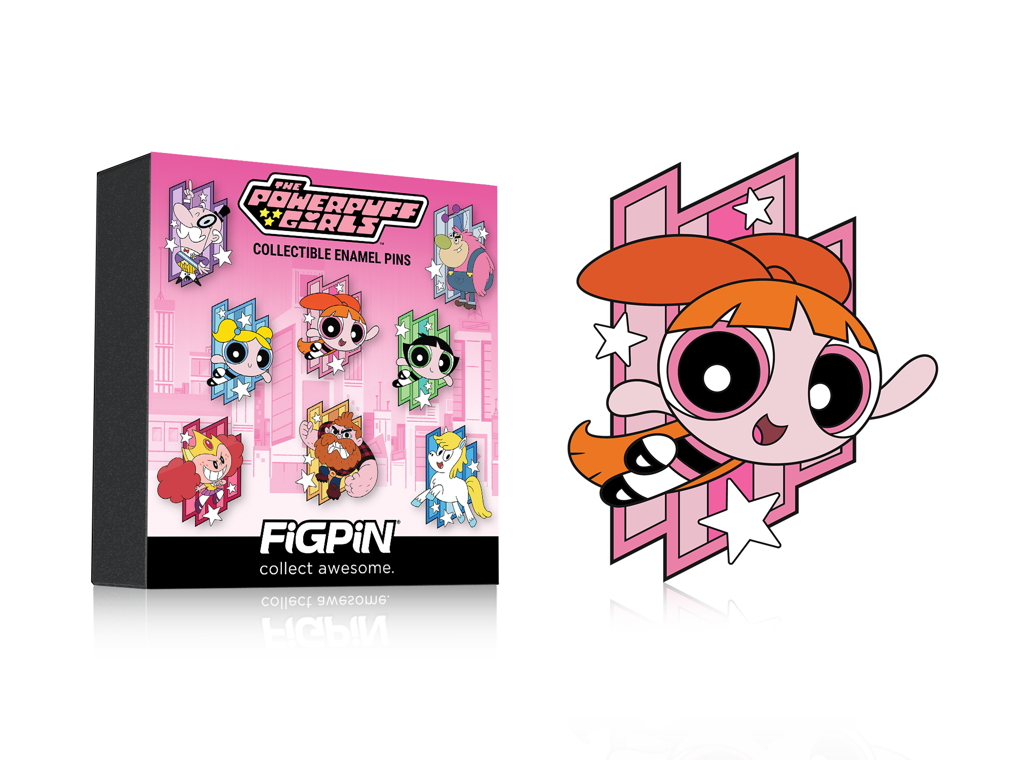 The Powerpuff Girls Mystery Mini Blind Box featuring one of 14 Powerpuff Girls Characters: Blossom (Y188)