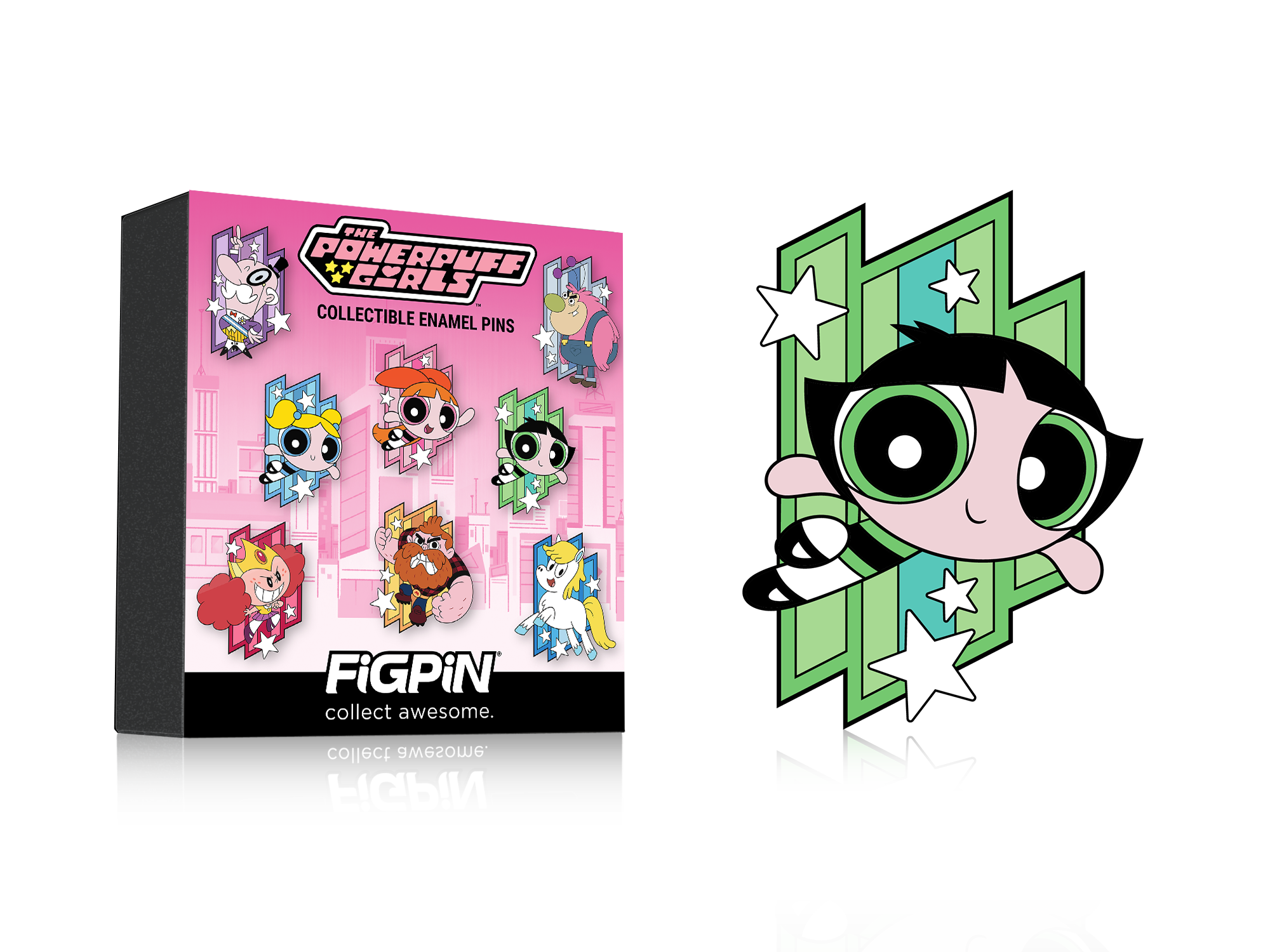 The Powerpuff Girls Mystery Mini Blind Box featuring one of 14 Powerpuff Girls Characters: Buttercup (Y189)