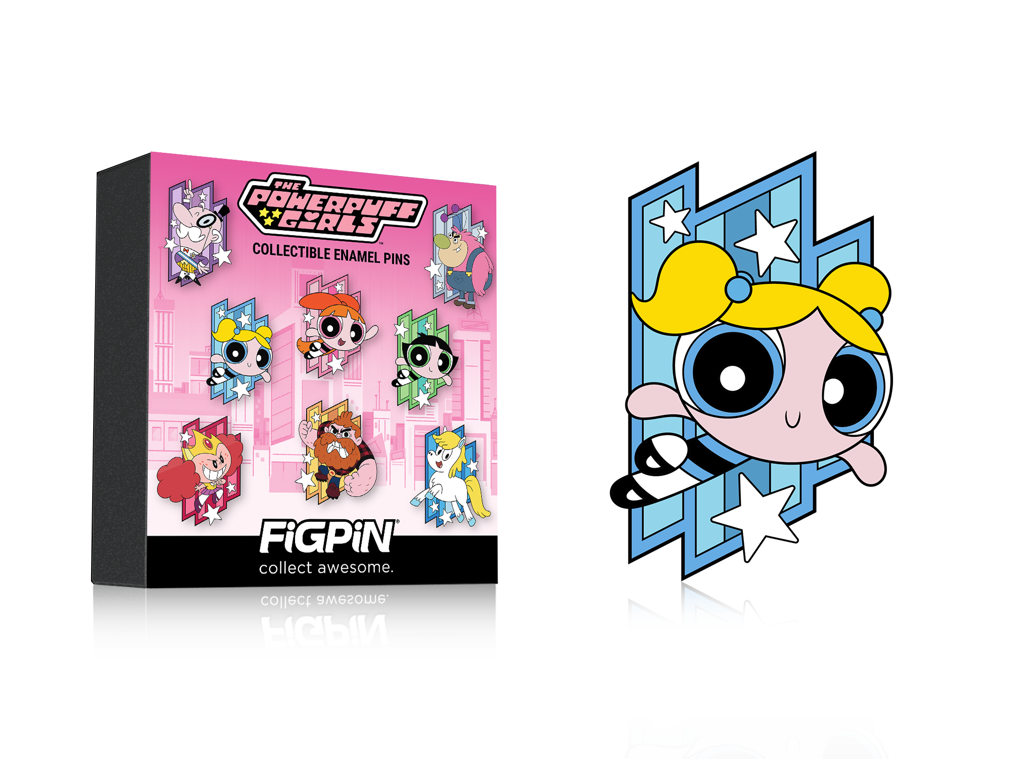 The Powerpuff Girls Mystery Mini Blind Box featuring one of 14 Powerpuff Girls Characters: Bubbles (Y190)