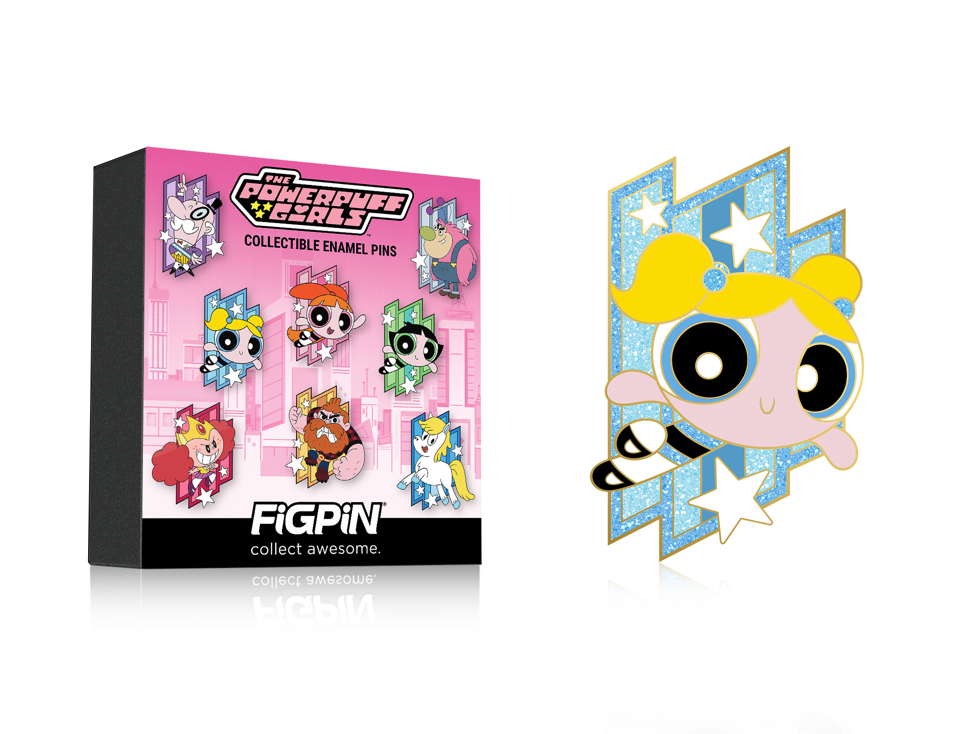 The Powerpuff Girls Mystery Mini Blind Box featuring one of 14 Powerpuff Girls Characters: Bubbles (Y194)