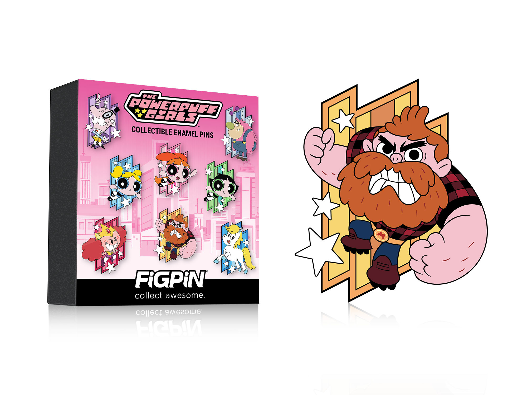 The Powerpuff Girls Mystery Mini Blind Box featuring one of 14 Powerpuff Girls Characters: Manboy (Y197)