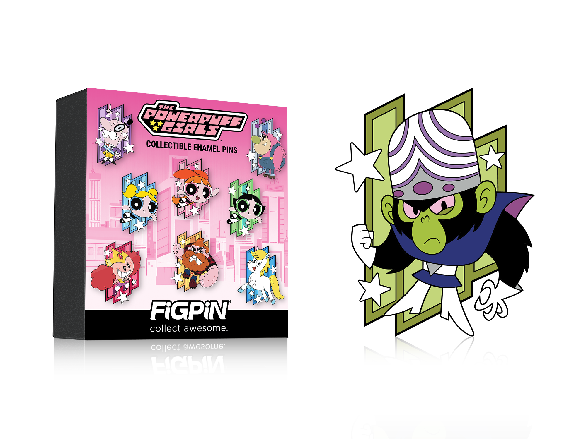 The Powerpuff Girls Mystery Mini Blind Box featuring one of 14 Powerpuff Girls Characters: Mojo Jojo (Y200)