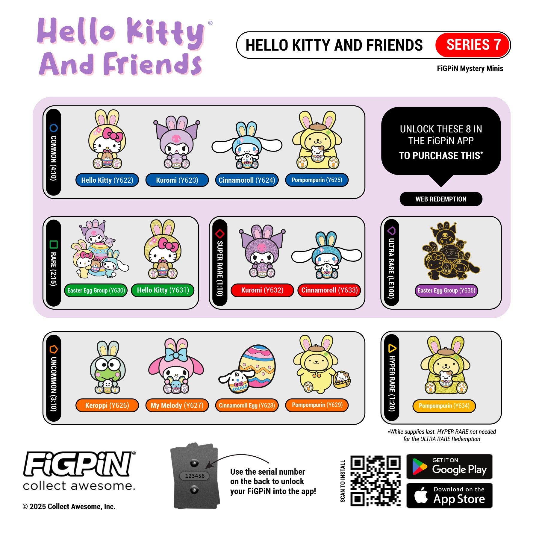 Hello Kitty® and Friends Mystery Series 7 - EACH