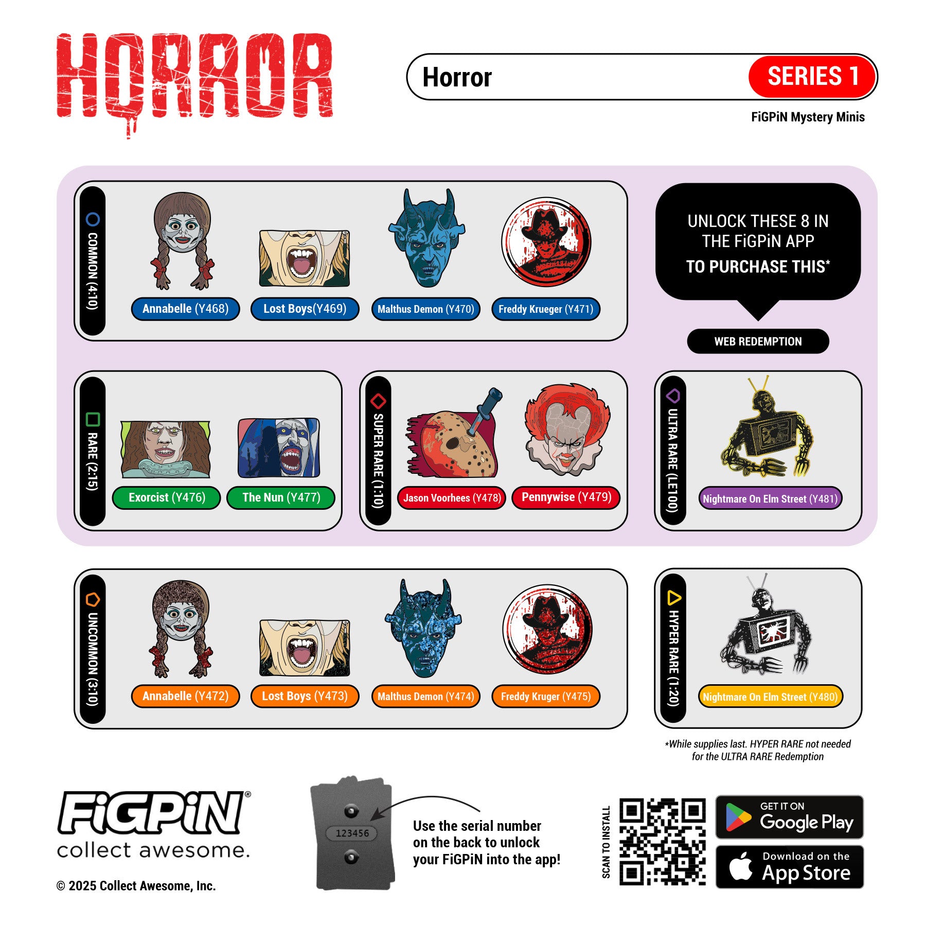 Horror Mystery Series 1 - EACH