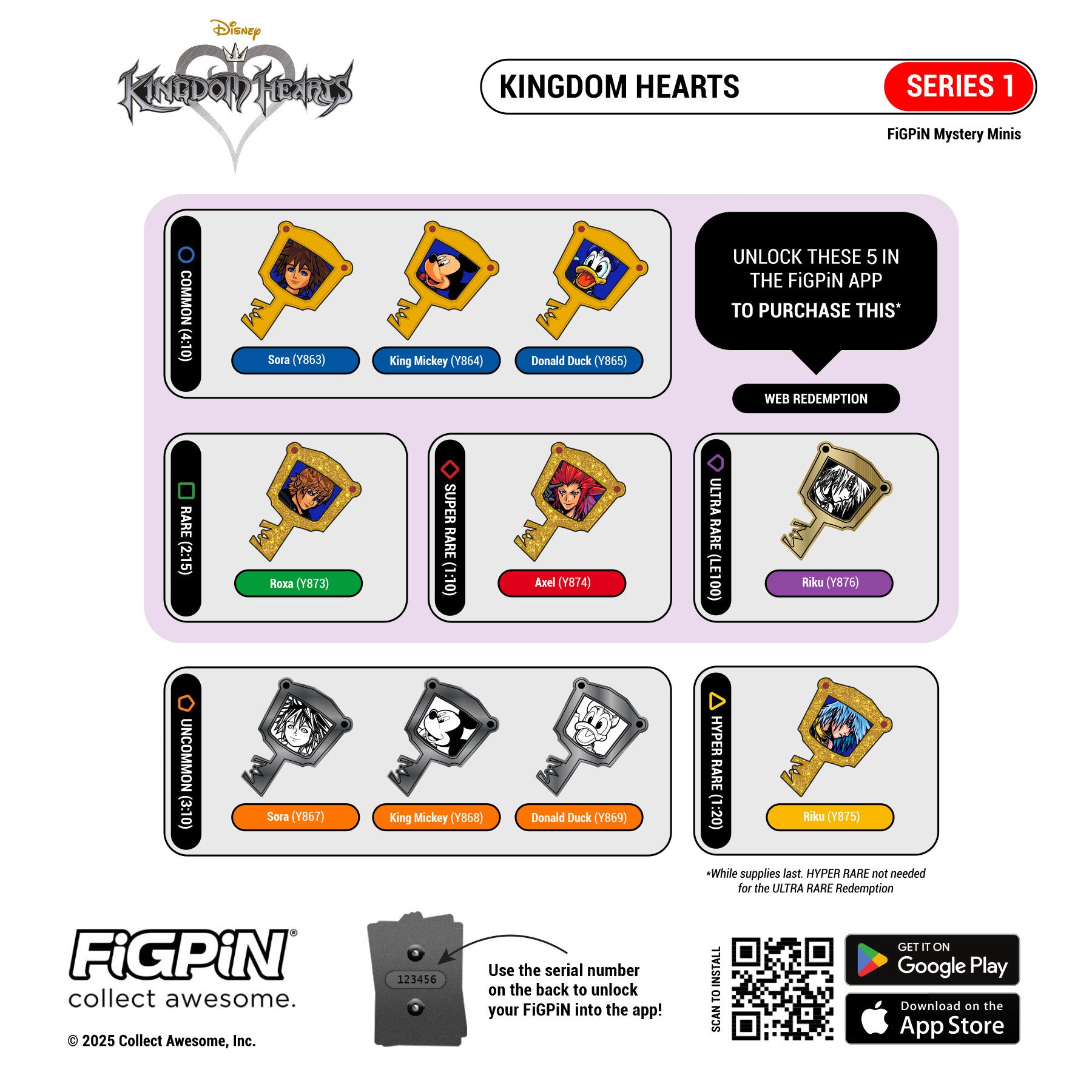 Kingdom Hearts Mystery Series 01 - SINGLE