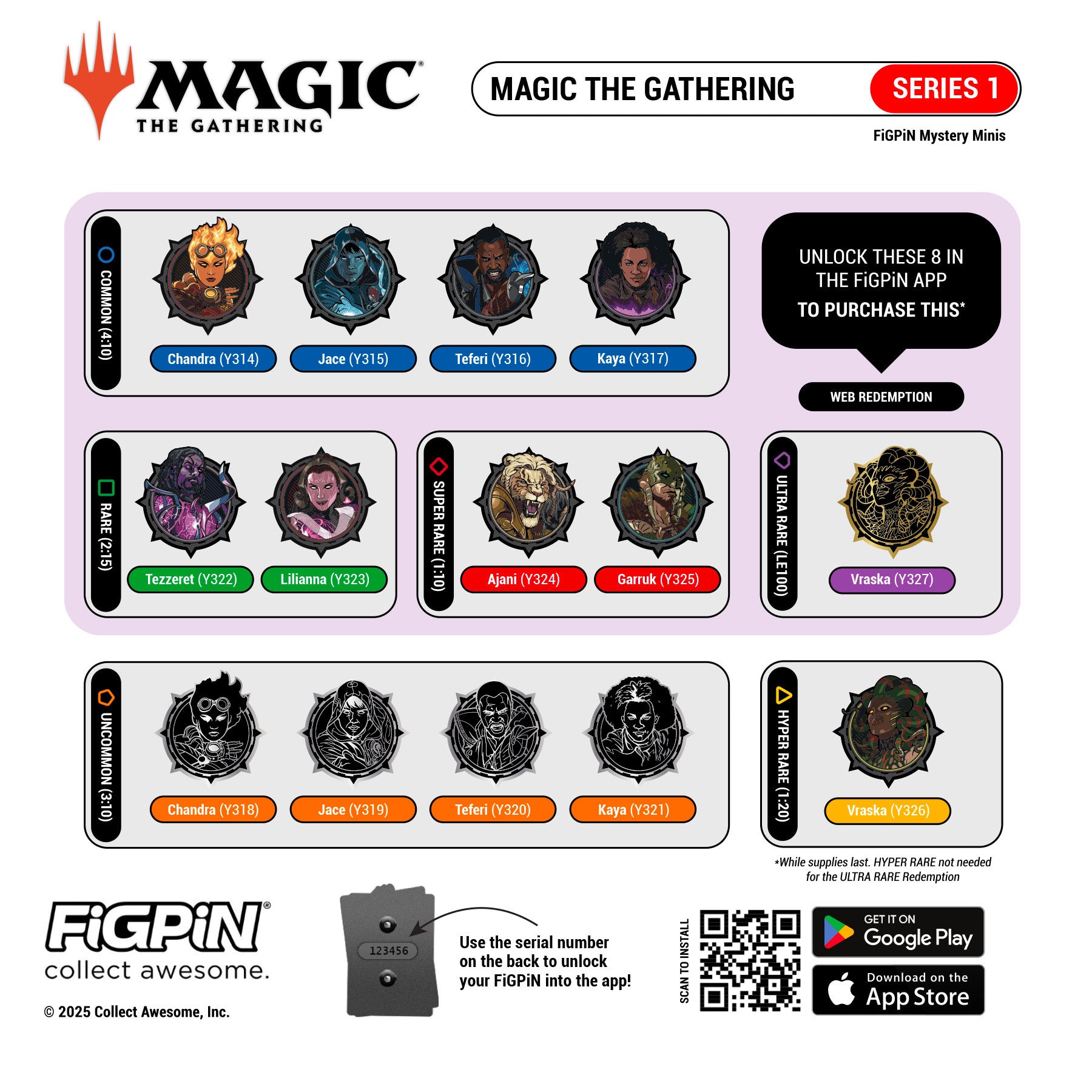 Magic: The Gathering Mystery Series 1 - EACH