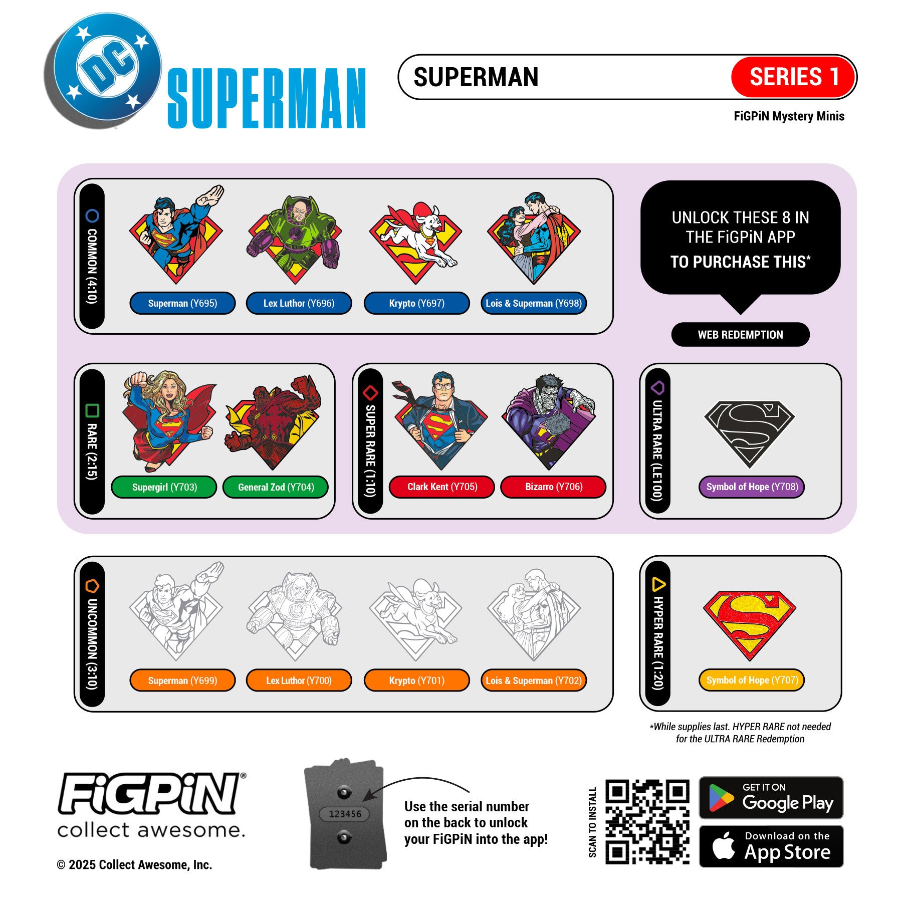 Superman Classic Mystery Mini Series 01 - EACH