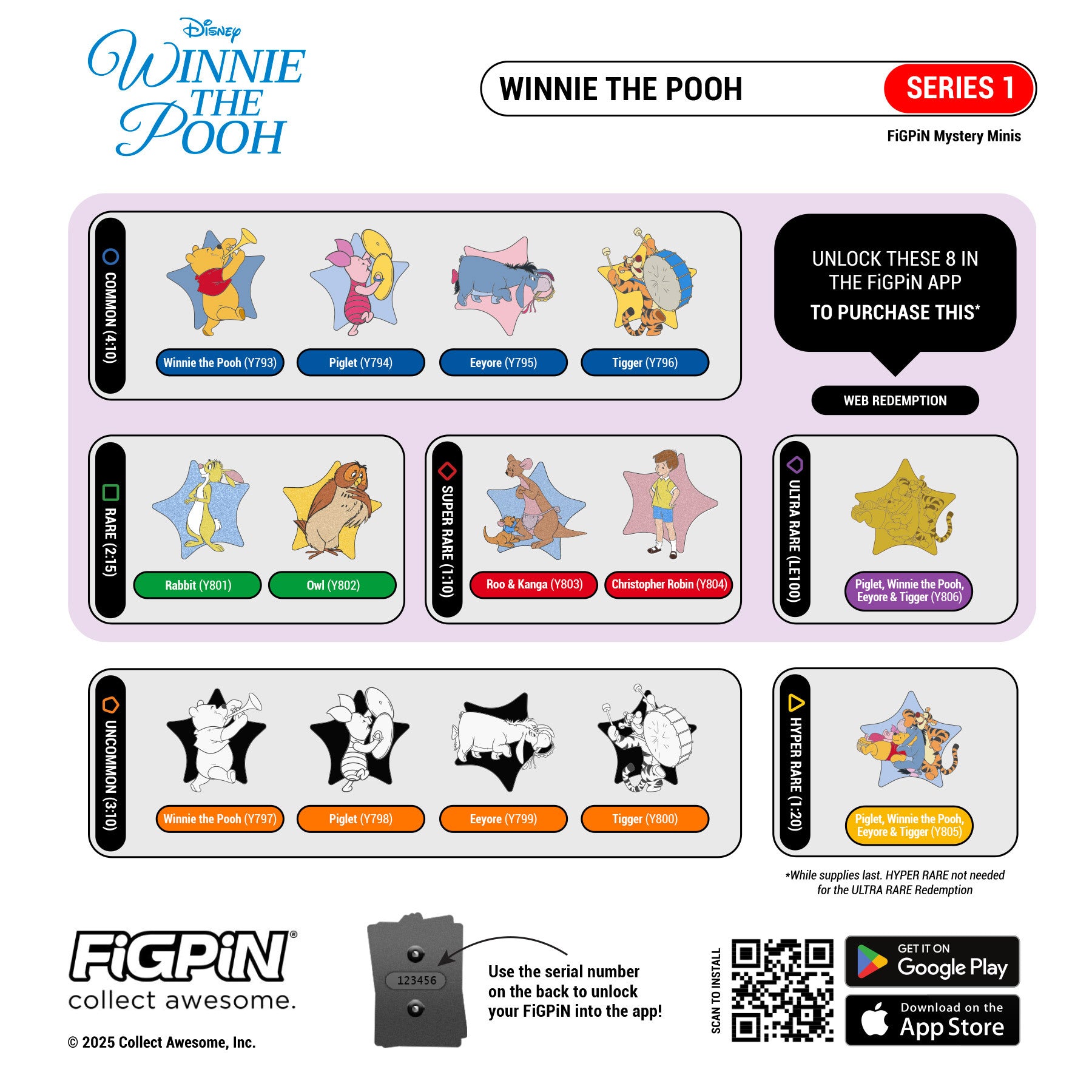 Winnie the Pooh Mystery Series 01 - EACH