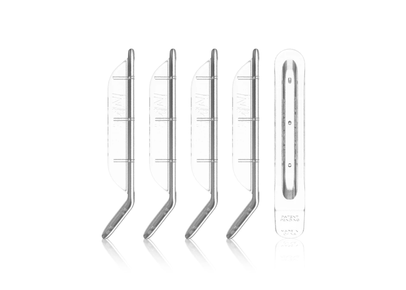 5 Kickstand backers placed upright and side-by-side