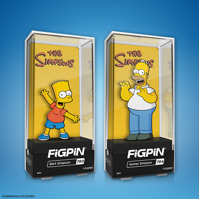 America’s favorite animated family, The Simpsons, are making their FiGPiN Debut!