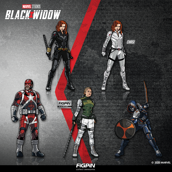 We are so excited, we can’t wait any longer to release our new Marvel Studios' Black Widow FiGPiN collection!