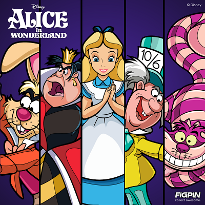 Celebrate over 70 years of Disney's animated classic Alice in Wonderland with FiGPiN!