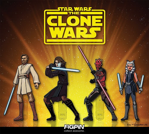 First Wave of Star Wars™: The Clone Wars™ inspired Pins on FiGPiN.com!