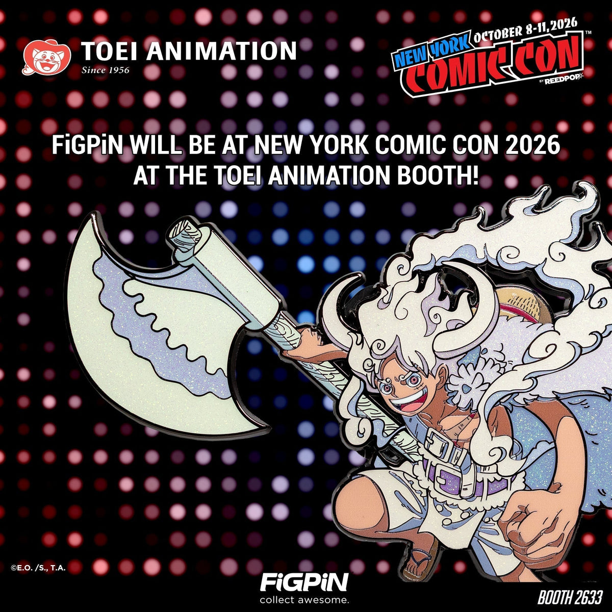 FiGPiN Returns to New York Comic Con 2026 at the Toei Animation Booth!