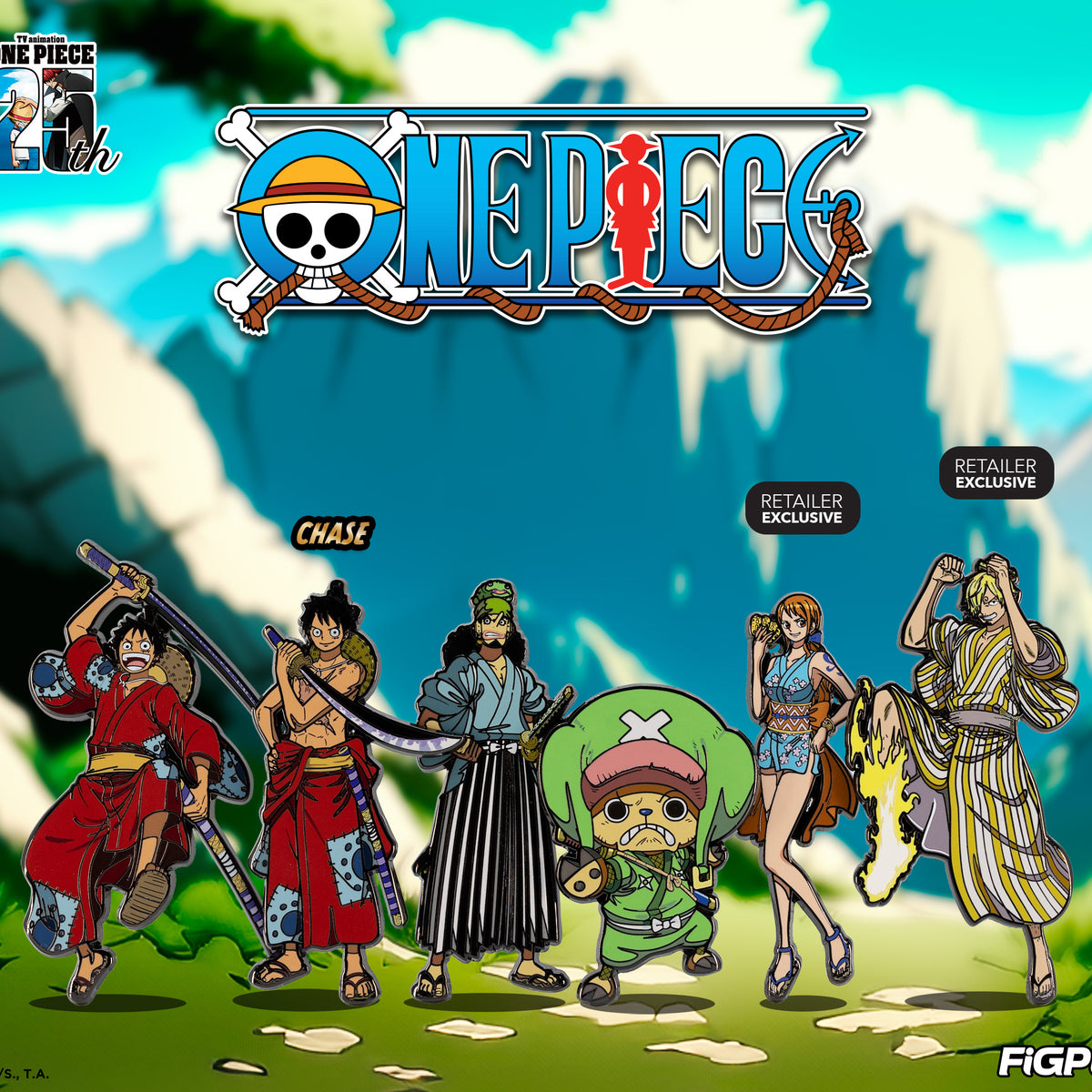 Celebrate 25 years of One Piece with a brand new FiGPiN Release!