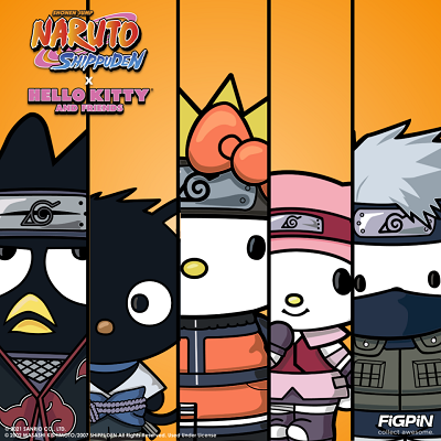 Don’t miss these Naruto Shippuden x Hello Kitty and Friends mashups!