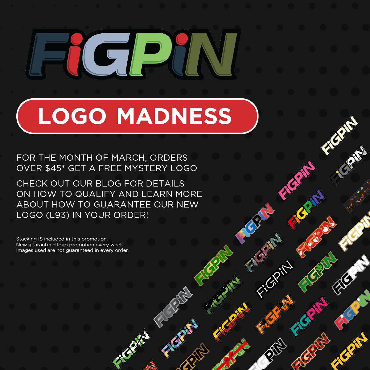 Week 02 of FiGPiN Logo Madness featuring L93