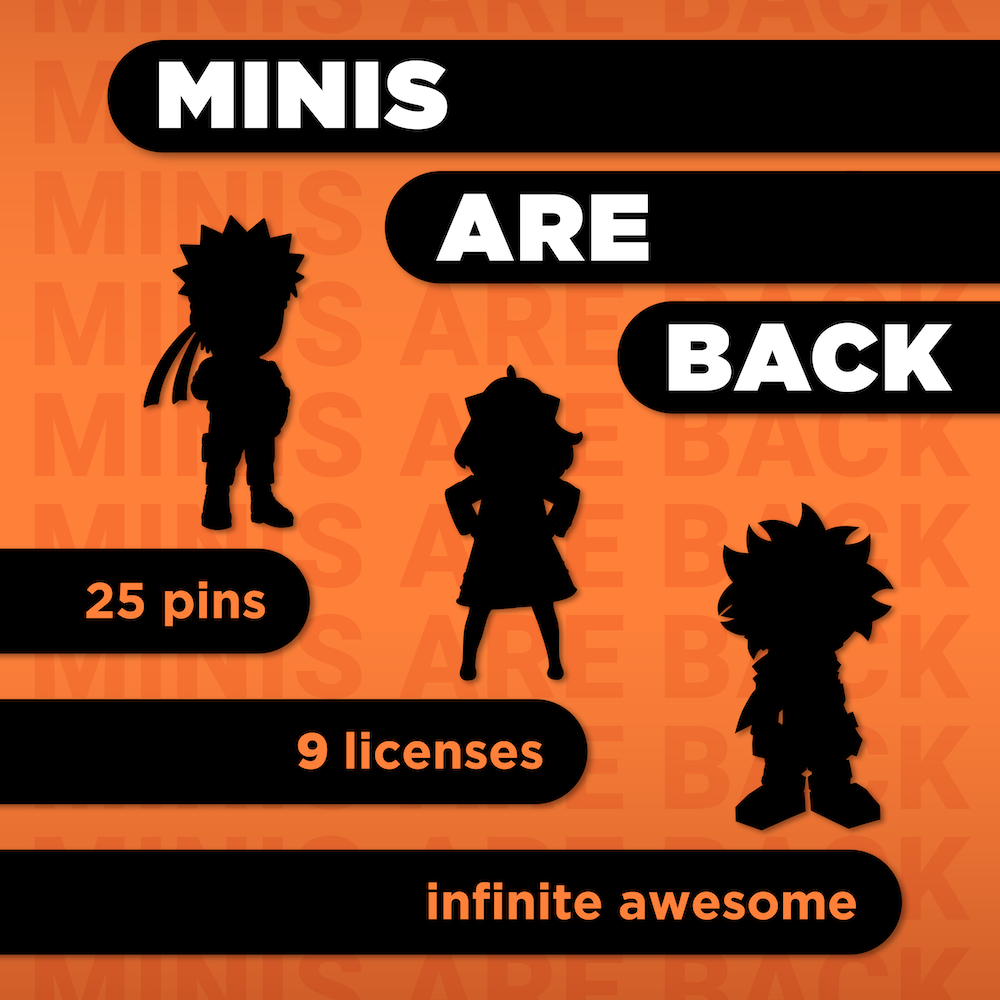 FiGPiN Minis are back!