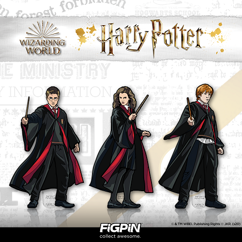 Harry Potter and his friends are flying onto FiGPiN.com!