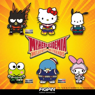 My Hero Academia x Hello Kitty® & Friends FiGPiN collection is arriving on FiGPiN.com and to exclusive retailers!