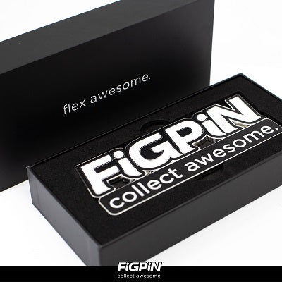 Top off your FiGPiN Collection with this FiGPiN XL Logo pin!