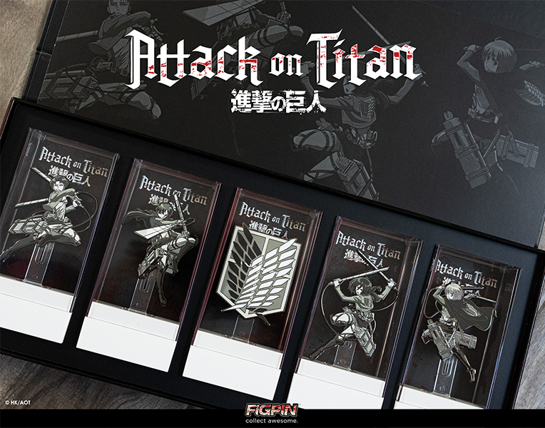 Official Release: Attack on Titan FiGPiN Deluxe Box Set