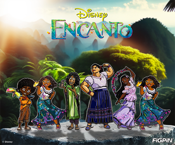 From Disney’s Encanto, The Madrigal Family debuts as a FiGPiN collection