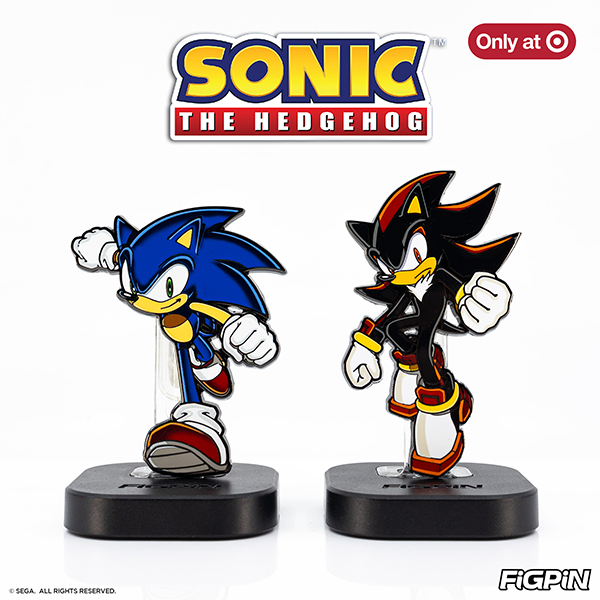 You can find FiGPiN’s Sonic and Shadow 2-pack at select Target Locations!