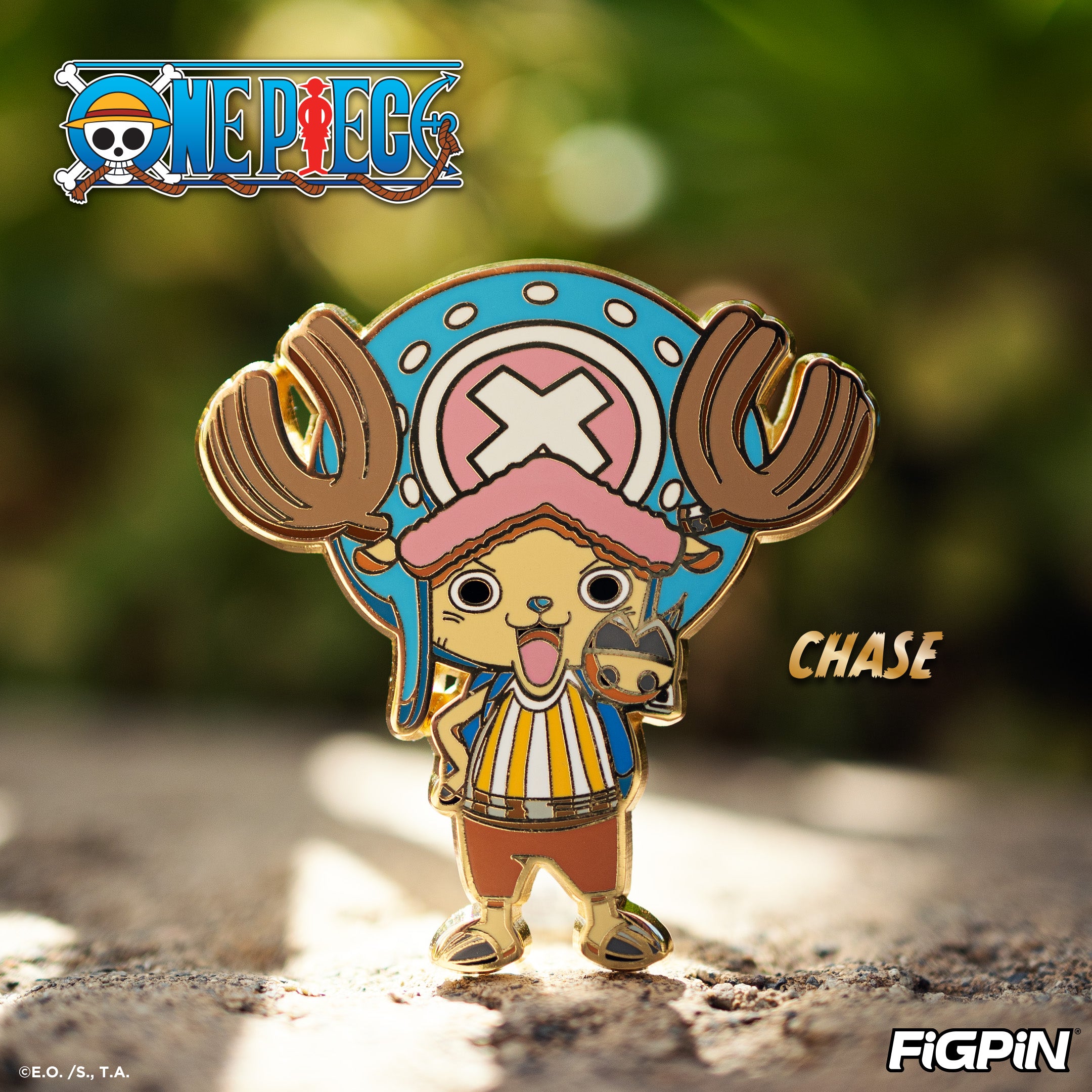 Photograph of the One Piece Tony Tony Chopper Chase FiGPiN Enamel Pin #1158