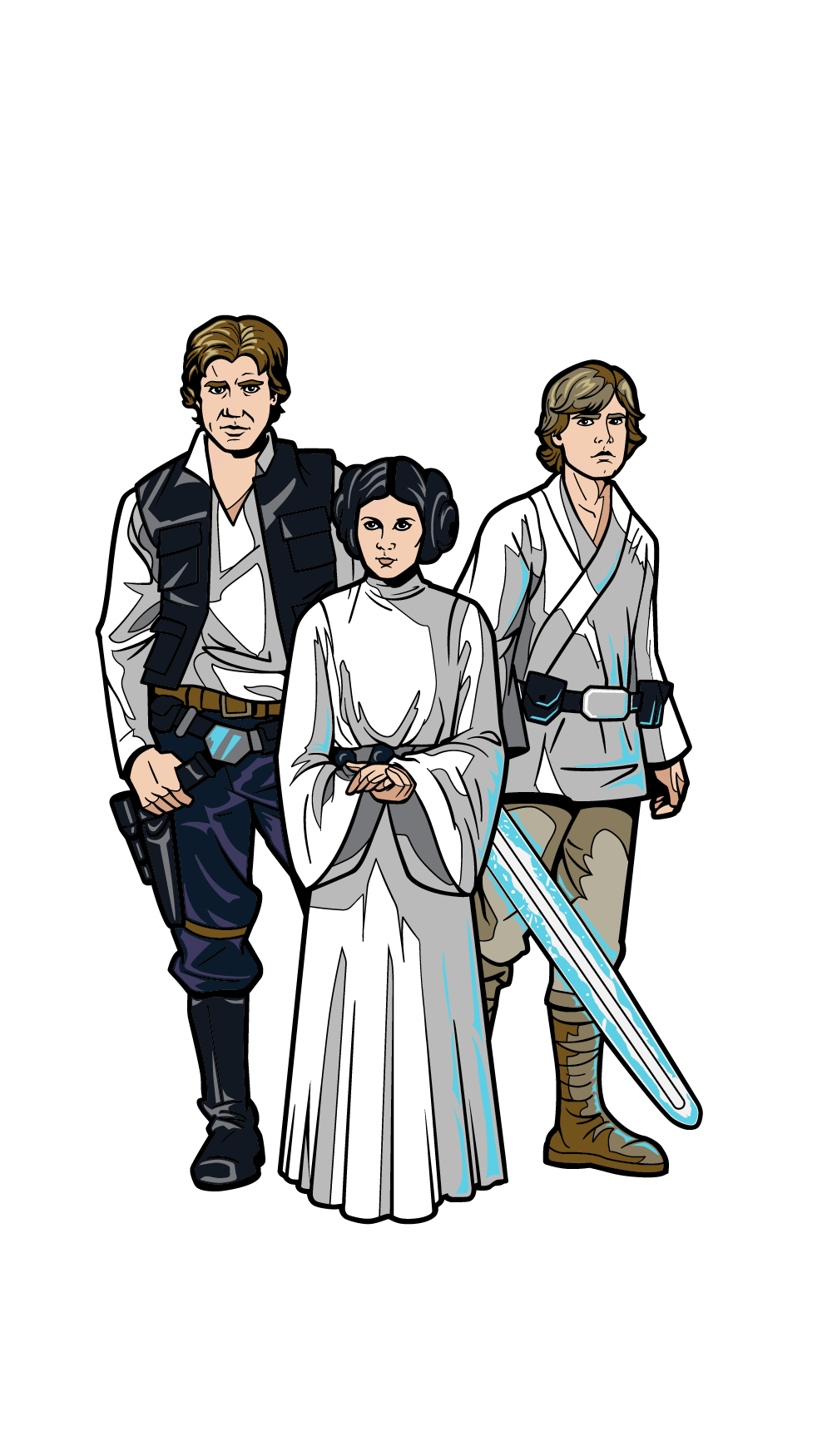 [PRE-ORDER - DELIVERY LATE JUNE 2026] Han Solo, Princess Leia, Luke Skywalker (1870)