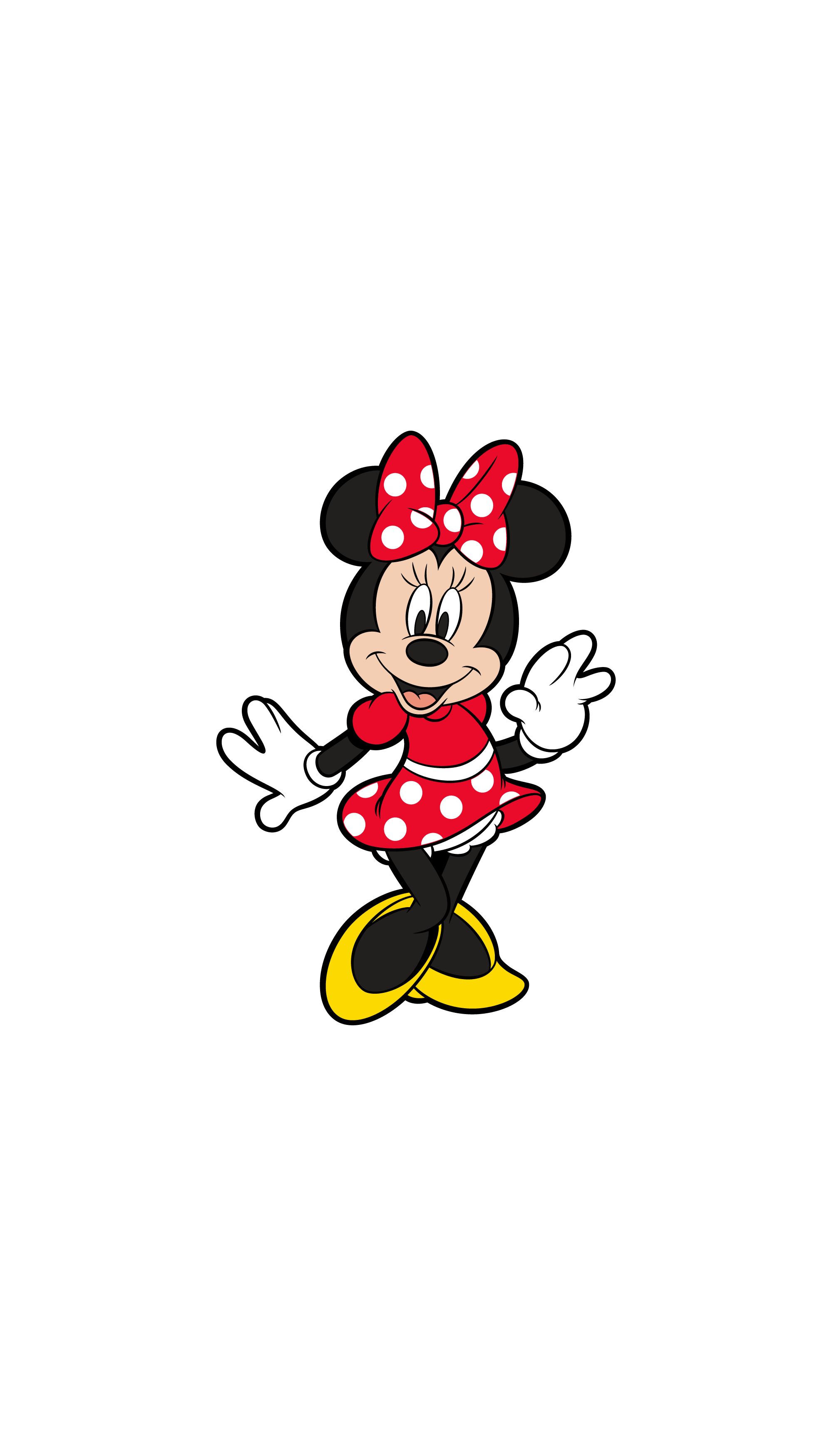 Minnie Mouse Background Red