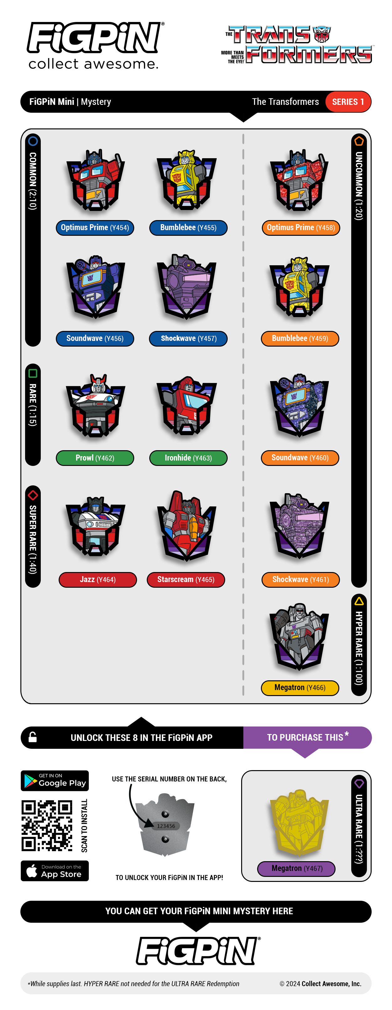 Transformers Mystery Series 1 - CASE